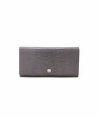 【トプカピ/TOPKAPI】の【TOPKAPI】イタリアンレザー リザード型押し 長財布 LUCIA ルチア ミディアムグレー|ID: prp329100004596289 ipo3291000000033604385