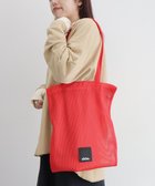 【クラフトスタンダードブティック/CRAFT STANDARD BOUTIQUE】のakha.ストライプメッシュトートバッグ Red|ID: prp329100004596305 ipo3291000000032663252