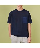 【ジョセフ アブード マウンテン/JOSEPH ABBOUD MOUNTAIN】の【エコ素材・軽量・通気性・速乾性】ペーパーヤーンニット Tシャツ ネイビー系|ID: prp329100004596310 ipo3291000000032663319