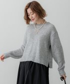 【23区/NIJYUSANKU】の【Oggi2月号掲載/洗える】スパングル クルーネック ニット ライトグレー系|ID: prp329100004596311 ipo3291000000032663325