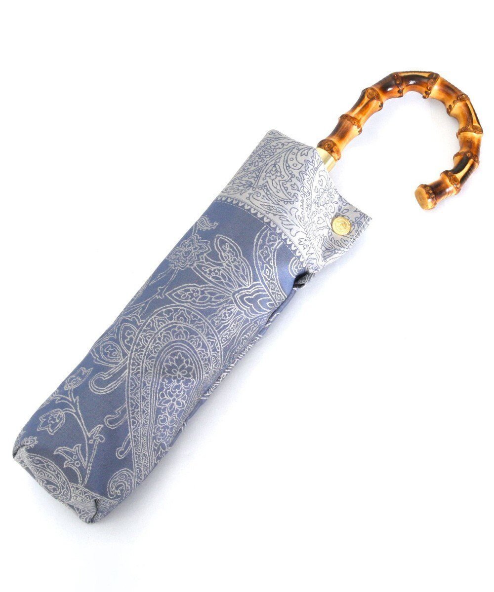 【槇田商店/Makita shoten】の【晴雨兼用 UVカット】Kirie ペイズリー ミステリアスブルー 折りたたみ傘 人気、トレンドファッション・服の通販 founy(ファニー) 　ファッション　Fashion　レディースファッション　Ladies' Fashion Online　傘 / レイングッズ　Umbrellas/Rainwear　傘　Umbrella　スポーツ　Sports　定番　Standard　人気　Popularity　ペイズリー　Paisley　日傘　Parasol　エレガント 上品　Elegant　 other-1|ID: prp329100004596312 ipo3291000000032663366