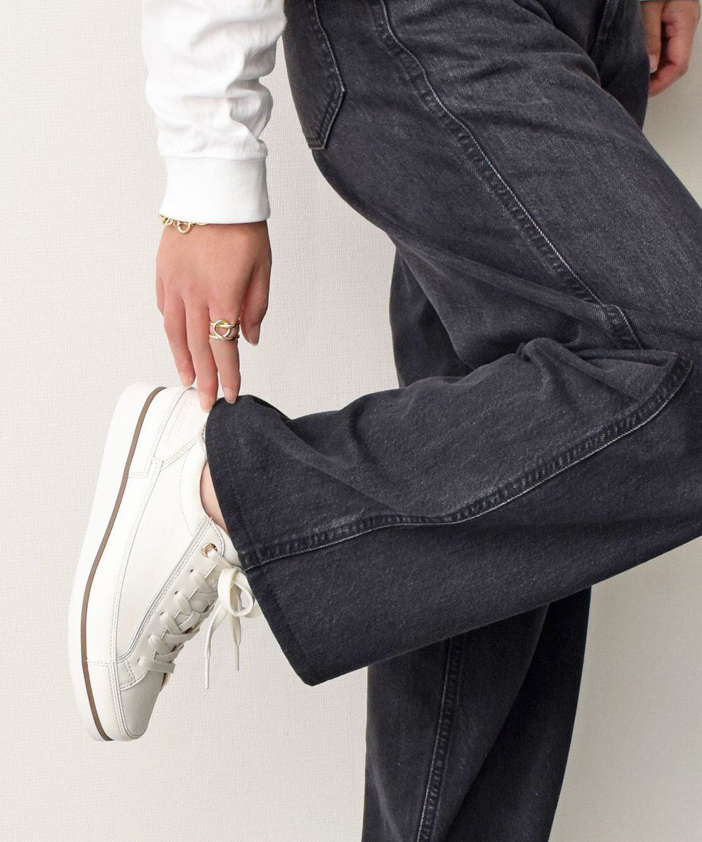 【インター ショシュール/INTER-CHAUSSURES】の【BUSSOLA】撥水レースアップスニーカー インテリア・キッズ・メンズ・レディースファッション・服の通販 founy(ファニー) 　ファッション　Fashion　レディースファッション　Ladies' Fashion Online　抗菌　Antibacterial　シューズ　Shoes　スニーカー　Sneakers　バランス　Balance　ライニング　Lining　ラバー　Rubber　アイボリー|ID: prp329100004596314 ipo3291000000032663397