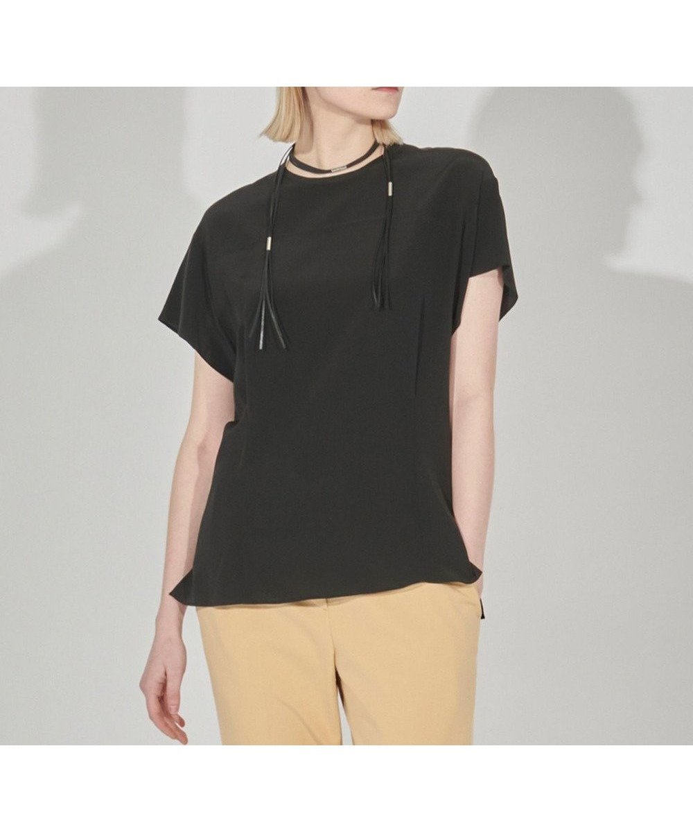 【ジョゼフ/JOSEPH】の【洗える】シルクシーディーシー クルーネックブラウス 人気、トレンドファッション・服の通販 founy(ファニー) 　ファッション　Fashion　レディースファッション　Ladies' Fashion Online　トップス・カットソー　Tops/Tshirt　シャツ/ブラウス　Shirts/Blouses　アクセサリー　Accessories　シルク　Silk　ジャケット　Jacket　ドレープ　Drape　フィット　Fit　レギュラー　Regular　夏　Summer　定番　Standard　春　Spring　S/S・春夏　Ss・Spring/Summer　洗える　Washable　 other-1|ID: prp329100004596316 ipo3291000000032663408