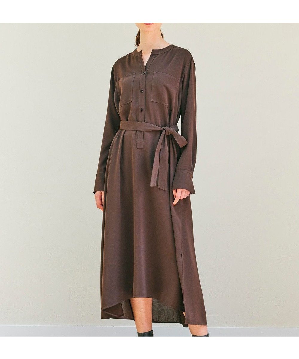 【ベイジ,/BEIGE,】の【WEB限定】MANASLU / ロングシャツワンピース インテリア・キッズ・メンズ・レディースファッション・服の通販 founy(ファニー) 　ファッション　Fashion　レディースファッション　Ladies' Fashion Online　ワンピース　Dress　ドレス　Party Dresses　シャツワンピース　Shirt Dresses　ドレス　Dress　A/W・秋冬　Aw・Autumn/Winter・Fw・Fall-Winter　Brown|ID: prp329100004596319 ipo3291000000032663443