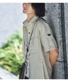 【ジョセフ アブード マウンテン/JOSEPH ABBOUD MOUNTAIN】の【軽量/ECO撥水/ストレッチ/男女兼用】ライトワッシャー アウトドア 半袖 シャツ ライトグレー系|ID: prp329100004596322 ipo3291000000032663451