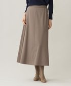 【自由区/JIYU-KU】の【洗える】TWラチネストレッチフレア スカート モカ|ID: prp329100004596323 ipo3291000000032663456