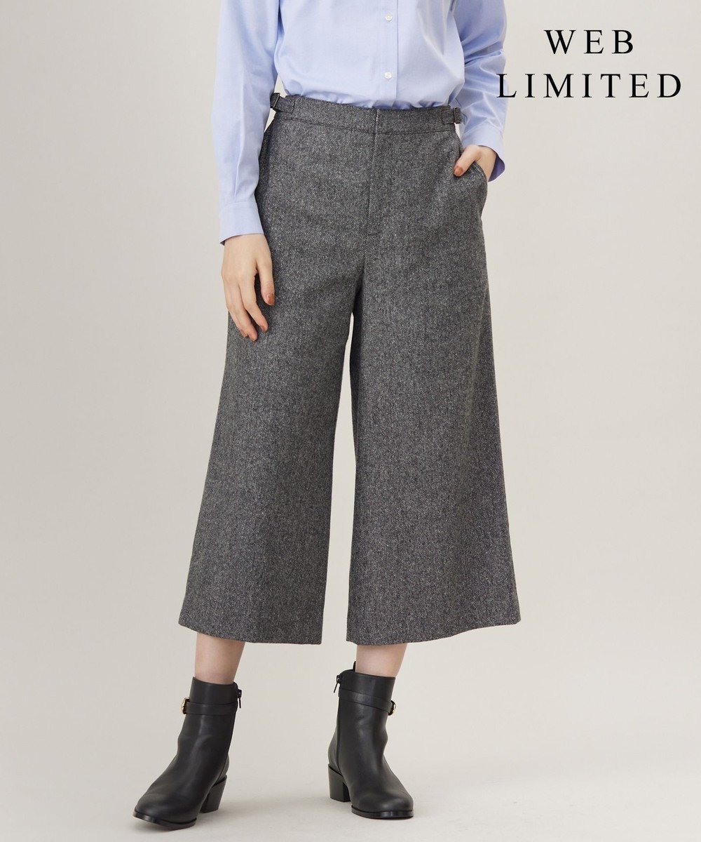 【ジェイ プレス/J.PRESS】の【WEB限定カラーあり】ツイードツイル キュロット パンツ インテリア・キッズ・メンズ・レディースファッション・服の通販 founy(ファニー) 　ファッション　Fashion　レディースファッション　Fashion for Women　スカート　Skirts　キュロット　Culottes, Wide Shorts　ストレッチ　Stretch, Stretchy Fabric　ツイード　Twill, Twill Weave　トレンド　Trend, Trending Now　エレガント 上品　Elegant　A/W・秋冬　Autumn/Winter　【WEB限定】グレー系|ID: prp329100004596325 ipo3291000000033675795