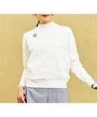 【23区 ゴルフ/NIJYUSANKU GOLF】の【WOMEN】【ウォッシャブル】シワになりにくいロゴスポーツニット イージーケア ホワイト系|ID: prp329100004596327 ipo3291000000032663489