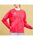 【23区 ゴルフ/NIJYUSANKU GOLF】の【WOMEN】【ウォッシャブル】シワになりにくいロゴスポーツニット イージーケア ピンク系|ID: prp329100004596327 ipo3291000000032663491