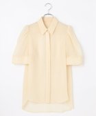 【ハッシュニュアンス/#Newans】の【ANSWER for シティライフ】ドットデザインシアーシャツ オフ系×ホワイト系ドット|ID: prp329100004596329 ipo3291000000034424078