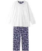 【ツモリチサト スリープ/tsumori chisato SLEEP】のツモリチサト パジャマ 長袖 長ズボン 綿100%(トップス) 綿混(ボトムス) UDX539 /ワコール コン|ID: prp329100004596331 ipo3291000000032663568