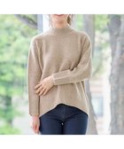 【エニィ スィス/any SiS】の【大人百花掲載 ヨンアさん着用】ハイネックバックポイント ニット ライトモカ|ID: prp329100004596334 ipo3291000000032663605
