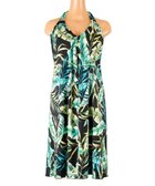 【三愛水着楽園/San-ai Resort】の【SALE】【Coral veil】Mix Leaf パレオワンピース 3点セット 9号/11号 ブラック|ID: prp329100004596337 ipo3291000000032663655