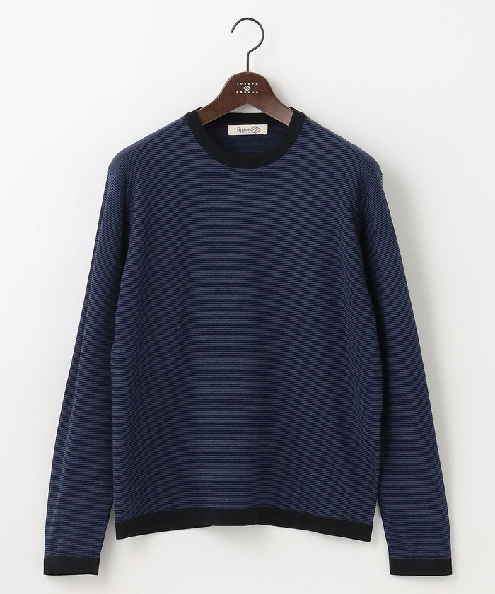 【ジョセフ アブード マウンテン/JOSEPH ABBOUD MOUNTAIN】の【WEB限定・SPACE/チクチクしない/イージーケア/3シーズン対応】 SNOWYボーダーニットTシャツ インテリア・キッズ・メンズ・レディースファッション・服の通販 founy(ファニー) https://founy.com/ ファッション Fashion レディースファッション Fashion for Women トップス・カットソー Cut & Sew Tops ニット Knit Tops & Sweaters シャツ・ブラウス・オフィスカジュアル Elegant Blouses & Button-Ups ロングTシャツ・Tシャツ Longline T-Shirts & Tees 春 Spring 秋 Autumn ジャケット Jacket, Outerwear ストレッチ Stretch, Stretchy Fabric セーター Sweater, Knitwear パターン Pattern, Design Print ボーダー Border, Stripe 冬 Winter / This Winter A/W・秋冬 Autumn/Winter |ID: prp329100004596338 ipo3291000000032663658