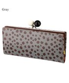 【ツモリチサト キャリー/tsumori chisato CARRY】のポルカドット 長財布 がま口 グレー|ID: prp329100004596342 ipo3291000000032663778