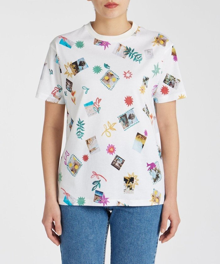 【ポール スミス/Paul Smith】のHoliday Snaps 半袖Tシャツ インテリア・キッズ・メンズ・レディースファッション・服の通販 founy(ファニー) https://founy.com/ ファッション Fashion レディースファッション Ladies' Fashion Online トップス・カットソー Tops/Tshirt シャツ/ブラウス Shirts/Blouses ロング / Tシャツ T-Shirts カットソー Cut and Sewn カットソー Cut And Sew シンプル Simple フェミニン Feminine プリント Print ワーク Work 半袖 Short Sleeve 夏 Summer 春 Spring S/S・春夏 Ss・Spring/Summer |ID: prp329100004596345 ipo3291000000032663810