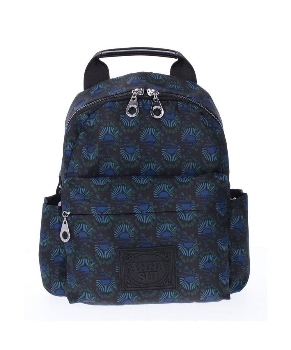 【アナスイ/ANNA SUI】のジャーニー コンパクトリュック インテリア・キッズ・メンズ・レディースファッション・服の通販 founy(ファニー) 　ファッション　Fashion　レディースファッション　Ladies' Fashion Online　バッグ　Bag　コレクション　Collection　コンパクト　Compact　トラベル　Travel　プリント　Print　リュック　Ruck Sack　ブルー|ID: prp329100004596396 ipo3291000000032664245