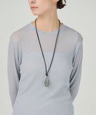 【グレース コンチネンタル/GRACE CONTINENTAL】のロゴプレートネックレス ブラック|ID: prp329100004596425 ipo3291000000032664522
