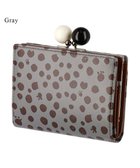 【ツモリチサト キャリー/tsumori chisato CARRY】のポルカドット 2つ折り財布 がま口 グレー|ID: prp329100004596469 ipo3291000000032664957