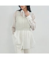 【アイシービー/iCB】の【洗える】 シャインポリエステルクロッシェ ニットベスト 人気、トレンドファッション・服の通販 founy(ファニー) ファッション Fashion レディースファッション Ladies' Fashion Online アウター Coat Outerwear トップス・カットソー Tops/Tshirt ニット Knit Tops ベスト/ジレ Gilets/Vests 春 Spring 洗える Washable コンパクト Compact シャイニー Shiny バランス Balance ベスト Vest モダン Modern レーシー Lacey S/S・春夏 Ss・Spring/Summer 夏 Summer 2025年 2025 2025春夏・S/S Ss,Spring/Summer,2025 |ID:prp329100004596473