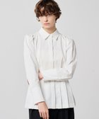 【アンクレイヴ/uncrave】の【手洗い可】コットンツイル ペプラムシャツ(uncrave WHITE) オフ|ID: prp329100004596514 ipo3291000000032665395