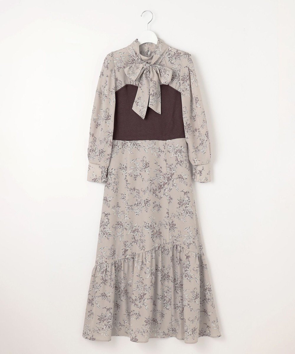【フェルゥ/Feroux】の【古畑星夏さん着用・3WAY】ビスチェコンビフラワープリント ワンピース インテリア・キッズ・メンズ・レディースファッション・服の通販 founy(ファニー) ファッションモデル・俳優・女優 Models 女性 Women 古畑星夏 Furuhata Seika ファッション Fashion レディースファッション Fashion for Women ワンピース Dresses カフス Cuff Design スタンド Stand Collar, Upright Stand ドッキング Docking, Mixed Material バランス Balance, Style Balance フェミニン Feminine, Girly フラワー Flower, Floral プリント Print, Printed Pattern 羽織 Haori, Light Jacket リボン Ribbon, Bow A/W・秋冬 Autumn/Winter 夏 Summer ピンク系4|ID: prp329100004596551 ipo3291000000034463656