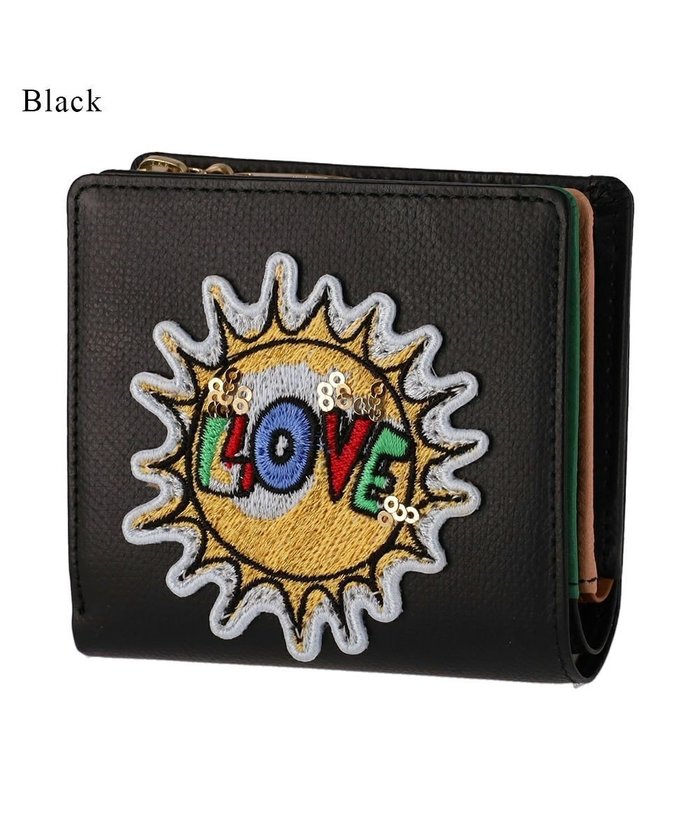 【ツモリチサト キャリー/tsumori chisato CARRY】のラブワッペン 2つ折り財布 ミニ財布 インテリア・キッズ・メンズ・レディースファッション・服の通販 founy(ファニー) https://founy.com/ ファッション Fashion レディースファッション Ladies' Fashion Online 財布 Wallets カラフル Colorful コンパクト Compact ドット Dot ネコ Cat ボックス Box ポケット Pocket ラウンド Round 財布 Wallet |ID: prp329100004596552 ipo3291000000032666016