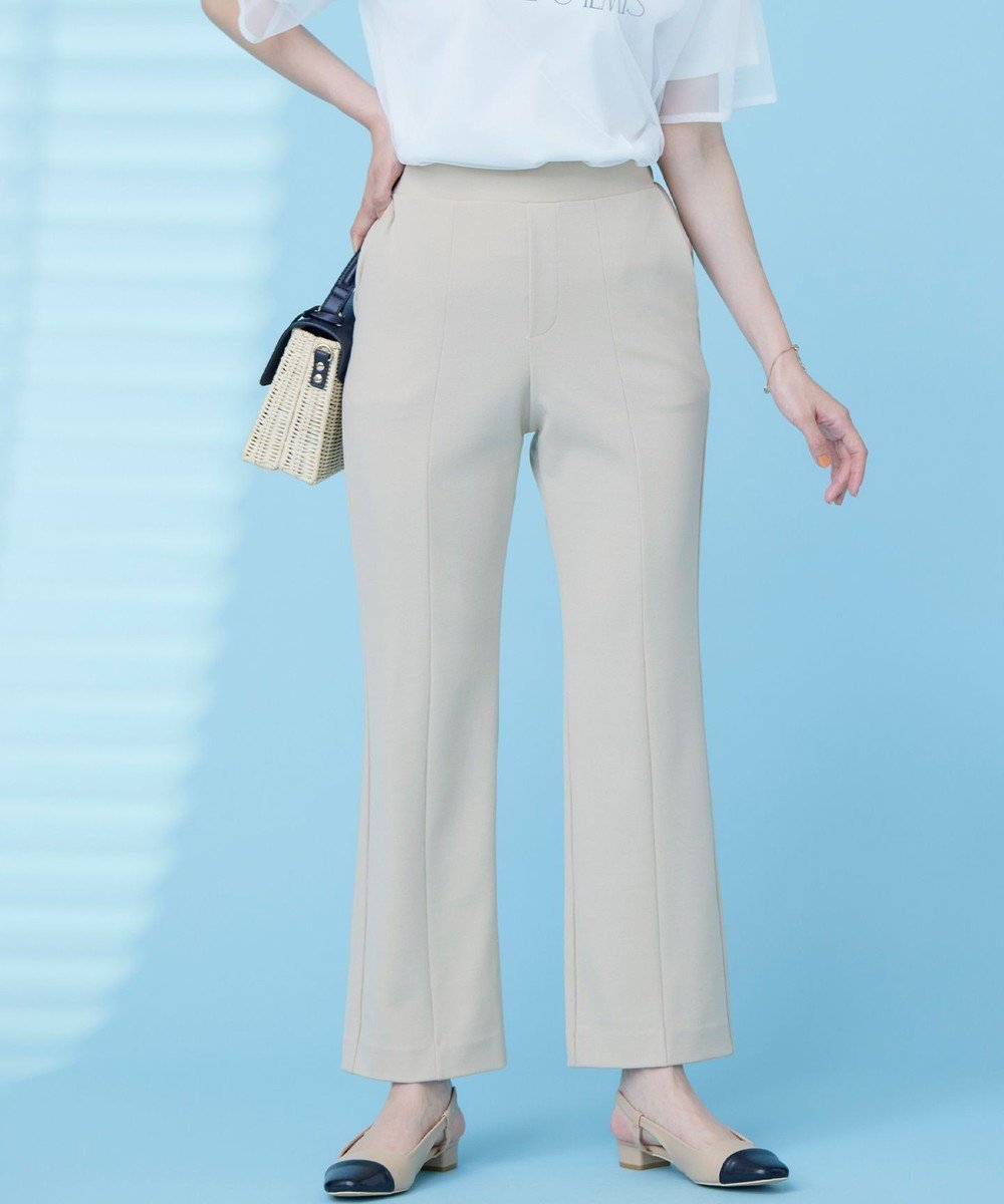 【組曲/KUMIKYOKU】の【接触冷感・吸湿・UVカット】スタイルアップジャージー フレアパンツ 人気、トレンドファッション・服の通販 founy(ファニー) ファッション Fashion レディースファッション Fashion for Women パンツ Pants & Trousers 春 Spring 秋 Autumn 吸水 Absorbent, Quick-Dry ジョーゼット Georgette, Semi-Sheer Fabric セットアップ Set-Up, Coordinated Outfit センター Center, Center Line トレンド Trend, Trending Now 人気 Popular, Best Seller フレア Flare, Flared リラックス Relax, Relaxed Fit S/S・春夏 SS, Spring/Summer, Warm Season 夏 Summer 旅行 Travel other-1|ID: prp329100004596555 ipo3291000000034249181