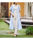 【ティアクラッセ/Tiaclasse】の【洗える】サイドタックスキッパーシャツワンピース サックス|ID: prp329100004596579 ipo3291000000032666311