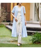 【ティアクラッセ/Tiaclasse】の【洗える】サイドタックスキッパーシャツワンピース サックス|ID: prp329100004596579 ipo3291000000033315959