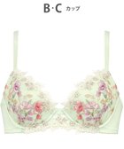 【ウィング/Wing】のブラジャー Wing Lesiage ふっくらまる胸メイク やさしいフィット感 【2920シリーズ】 パッド有 ブラ PB2920 ウイング/ワコール グリーン|ID: prp329100004596602 ipo3291000000032666517