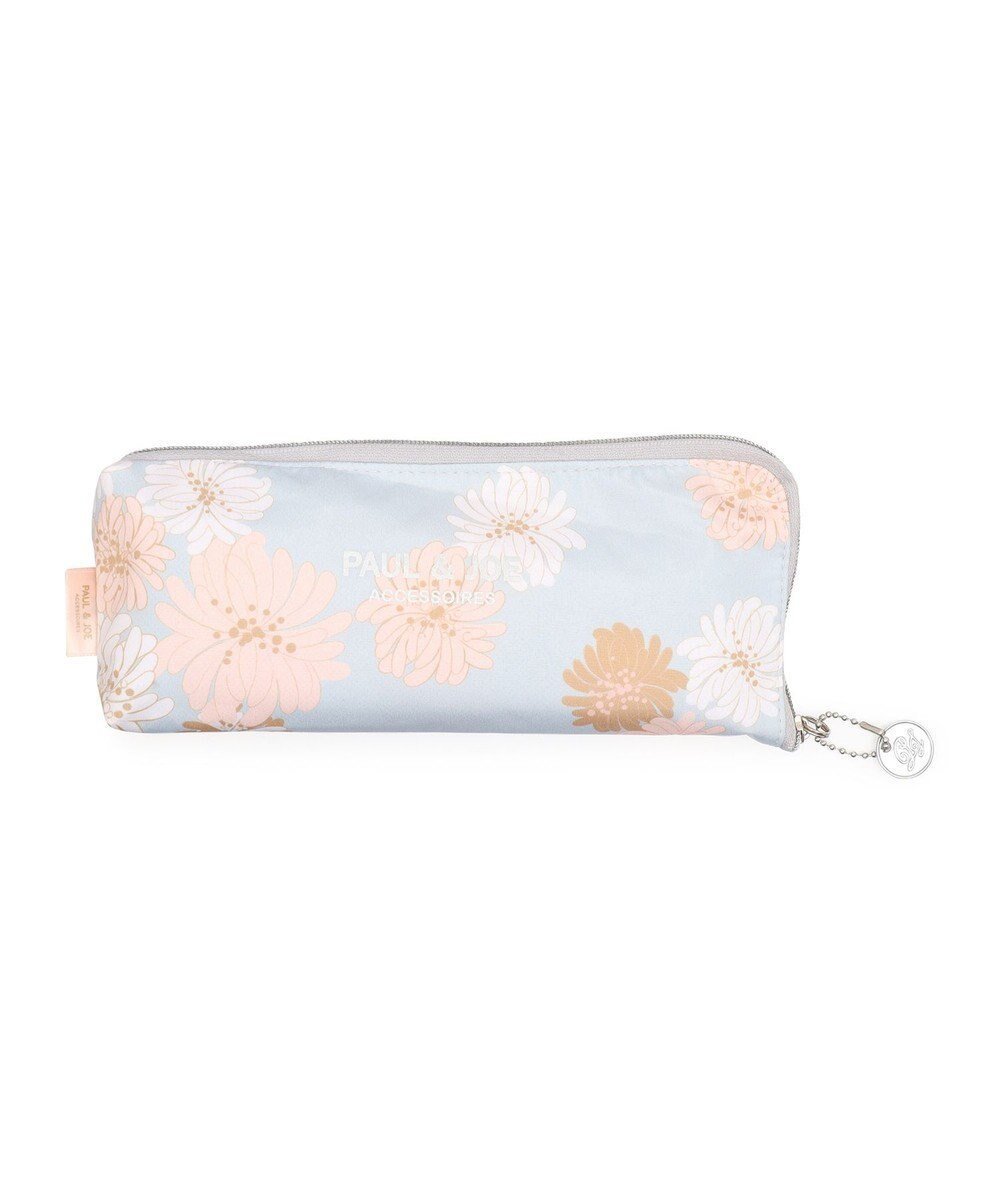 【ムーンバット/MOONBAT】のPAUL JOE ACCESSOIRES(ポール&ジョー アクセソワ) 折りたたみ傘 5段ミニ 総柄クリザンテーム インテリア・キッズ・メンズ・レディースファッション・服の通販 founy(ファニー) 　ファッション　Fashion　レディースファッション　Ladies' Fashion Online　傘 / レイングッズ　Umbrellas/Rainwear　傘　Umbrella　ライトグレー|ID: prp329100004596610 ipo3291000000032666613