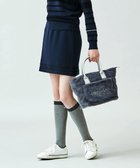 【23区 ゴルフ/NIJYUSANKU GOLF】のウォッシャブルで気軽に着られる【WOMEN】モールボーダー ニットスカート ネイビー系1|ID: prp329100004596615 ipo3291000000032666662