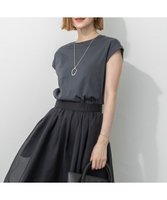 【23区/NIJYUSANKU】の【洗える】コンパクトヤーン フレンチスリーブ Tシャツ 人気、トレンドファッション・服の通販 founy(ファニー) ファッション Fashion レディースファッション Ladies' Fashion Online トップス・カットソー Tops/Tshirt シャツ/ブラウス Shirts/Blouses ロング / Tシャツ T-Shirts カットソー Cut and Sewn イエロー Yellow オレンジ Orange 春 Spring 洗える Washable カットソー Cut And Sew スペシャル Special スリーブ Sleeve タンク Tank なめらか Smooth フェミニン Feminine フレンチ French S/S・春夏 Ss・Spring/Summer NEW・新作・新着・新入荷 New Arrivals おすすめ Recommend 夏 Summer エレガント 上品 Elegant 2025年 2025 2025春夏・S/S Ss,Spring/Summer,2025 |ID:prp329100004596701