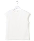 【23区/NIJYUSANKU】の【洗える】コンパクトヤーン フレンチスリーブ Tシャツ 人気、トレンドファッション・服の通販 founy(ファニー) ファッション Fashion レディースファッション Ladies' Fashion Online トップス・カットソー Tops/Tshirt シャツ/ブラウス Shirts/Blouses ロング / Tシャツ T-Shirts カットソー Cut and Sewn イエロー Yellow オレンジ Orange 春 Spring 洗える Washable カットソー Cut And Sew スペシャル Special スリーブ Sleeve タンク Tank なめらか Smooth フェミニン Feminine フレンチ French S/S・春夏 Ss・Spring/Summer NEW・新作・新着・新入荷 New Arrivals おすすめ Recommend 夏 Summer エレガント 上品 Elegant 2025年 2025 2025春夏・S/S Ss,Spring/Summer,2025 thumbnail ホワイト系|ID: prp329100004596701 ipo3291000000032667487