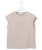 【23区/NIJYUSANKU】の【洗える】コンパクトヤーン フレンチスリーブ Tシャツ 人気、トレンドファッション・服の通販 founy(ファニー) ファッション Fashion レディースファッション Ladies' Fashion Online トップス・カットソー Tops/Tshirt シャツ/ブラウス Shirts/Blouses ロング / Tシャツ T-Shirts カットソー Cut and Sewn イエロー Yellow オレンジ Orange 春 Spring 洗える Washable カットソー Cut And Sew スペシャル Special スリーブ Sleeve タンク Tank なめらか Smooth フェミニン Feminine フレンチ French S/S・春夏 Ss・Spring/Summer NEW・新作・新着・新入荷 New Arrivals おすすめ Recommend 夏 Summer エレガント 上品 Elegant 2025年 2025 2025春夏・S/S Ss,Spring/Summer,2025 thumbnail ベージュ系|ID: prp329100004596701 ipo3291000000032667499