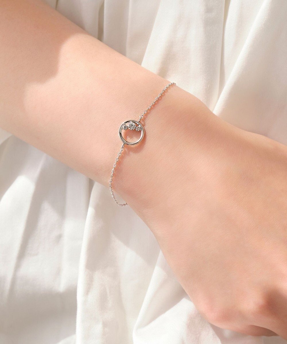 【フィービィー/phoebe】のアバウトライクサークルブレスレット シルバー 人気、トレンドファッション・服の通販 founy(ファニー) 　ファッション　Fashion　レディースファッション　Ladies' Fashion Online　ジュエリー　Jewelry　ブレスレット　Bracelets　アクセサリー　Accessories　サークル　Circle　シルバー　Silver　チェーン　Chain　バランス　Balance　ビジュー　Bijou　ブレスレット　Bracelet　モチーフ　Motif　エレガント 上品　Elegant　 other-1|ID: prp329100004596706 ipo3291000000032667526
