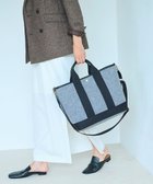 【トプカピ/TOPKAPI】の【Breath TOPKAPI】イタリアンフェルト ショルダー付 A4 トートバッグ L チャコールグレー|ID: prp329100004596778 ipo3291000000032668045