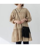 【23区/NIJYUSANKU】の【洗える】コンパクトライトクロス ピンタック チュニックワンピース ベージュ系|ID: prp329100004596786 ipo3291000000033352851