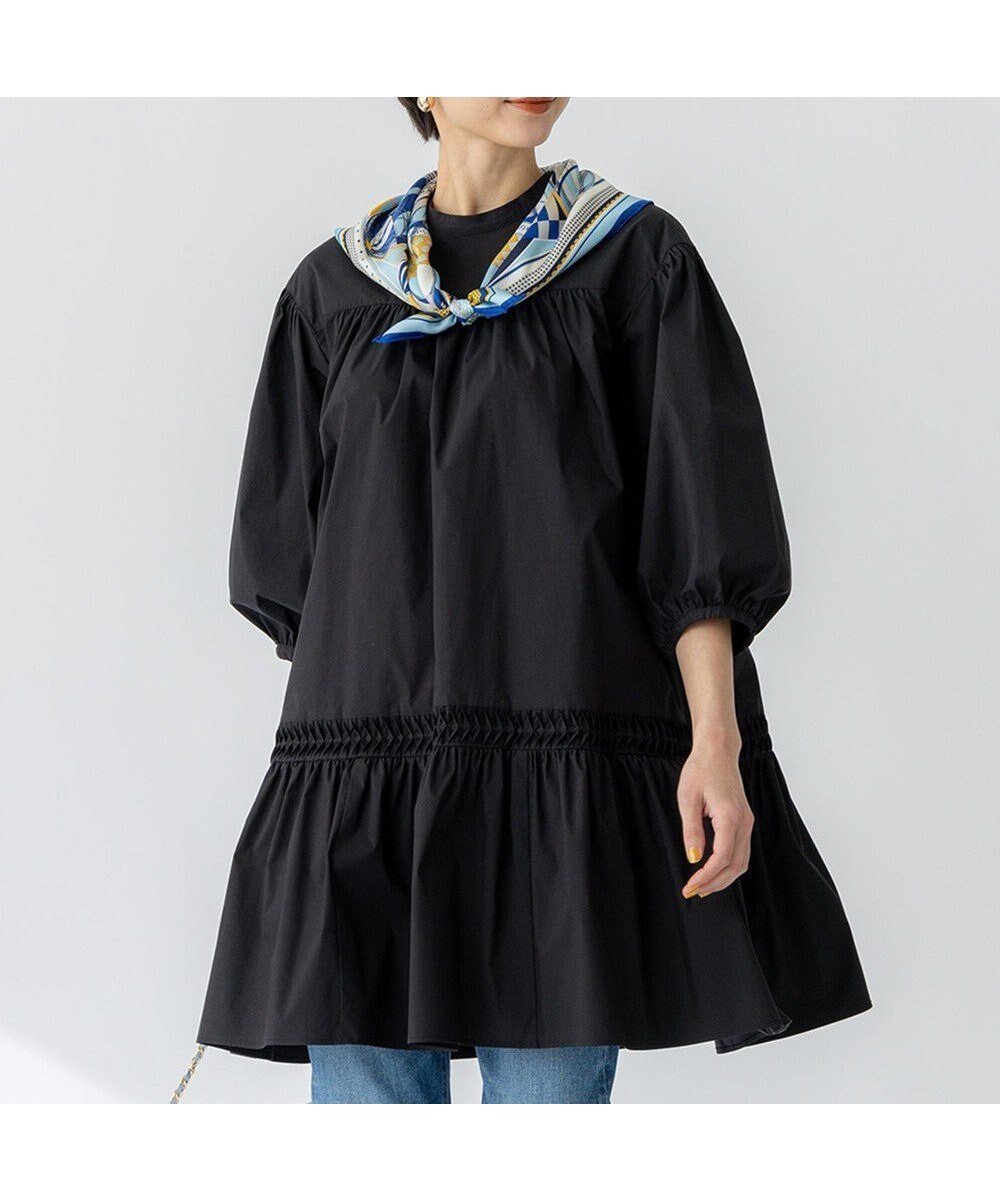 【23区/NIJYUSANKU】の【洗える】コンパクトライトクロス ピンタック チュニックワンピース インテリア・キッズ・メンズ・レディースファッション・服の通販 founy(ファニー) ファッション Fashion レディースファッション Fashion for Women ワンピース Dresses チュニック Tunic Tops & Dresses 春 Spring 洗える Machine Washable ギャザー Gathered, Ruffled ストレッチ Stretch, Stretchy Fabric ストレート Straight, Straight Cut チュニック Tunic, Long Top デニム Denim, Jeans Material フレア Flare, Flared ロング Long, Long-Length S/S・春夏 SS, Spring/Summer, Warm Season おすすめ Recommended / Our Picks 夏 Summer 2025年 2025 2025春夏・S/S Spring/Summer 2025 SS25 ブラック系|ID: prp329100004596786 ipo3291000000033643136