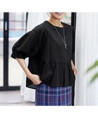 【ティアクラッセ/Tiaclasse】の【洗える】コットンエンブロイダリーブラウス ブラック|ID: prp329100004596800 ipo3291000000032668238