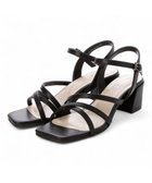 【イング/ing】のPitti 【WEB限定】アシンメトリークロスサンダル ブラック|ID: prp329100004596805 ipo3291000000032791163