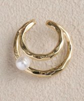 【フィービィー/phoebe】のニュアンスダブルラインイヤーカフ 人気、トレンドファッション・服の通販 founy(ファニー) ファッション Fashion レディースファッション Fashion for Women ジュエリー Jewelry ファッションリング Fashion Rings イヤリング・フープ・ドロップタイプ Hoop, Drop & Clip Earrings アクセサリー Fashion Accessories イヤリング Earrings イヤーカフ Ear Cuffs パール Pearl, Pearl Accent フェミニン Feminine, Girly 片耳 One-Ear, Single Earring |ID:prp329100004596996