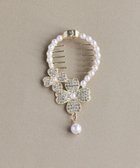 【フィービィー/phoebe】のフラワーシニヨンカフ ホワイト|ID: prp329100004596998 ipo3291000000032670647