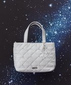 【メゾンドフルール/Maison de FLEUR】のスターチャーム付き2Wayトートバッグ 人気、トレンドファッション・服の通販 founy(ファニー) ファッション Fashion レディースファッション Fashion for Women バッグ Bags キルティング Quilted, Quilting コンパクト Compact, Small Size チャーム Charm, Pendant ビジュー Bijou, Jewel-like Accent ポケット Pocket, Pocket Detail モチーフ Motif, Design Theme thumbnail Grayish Blue|ID: prp329100004597089 ipo3291000000033655607