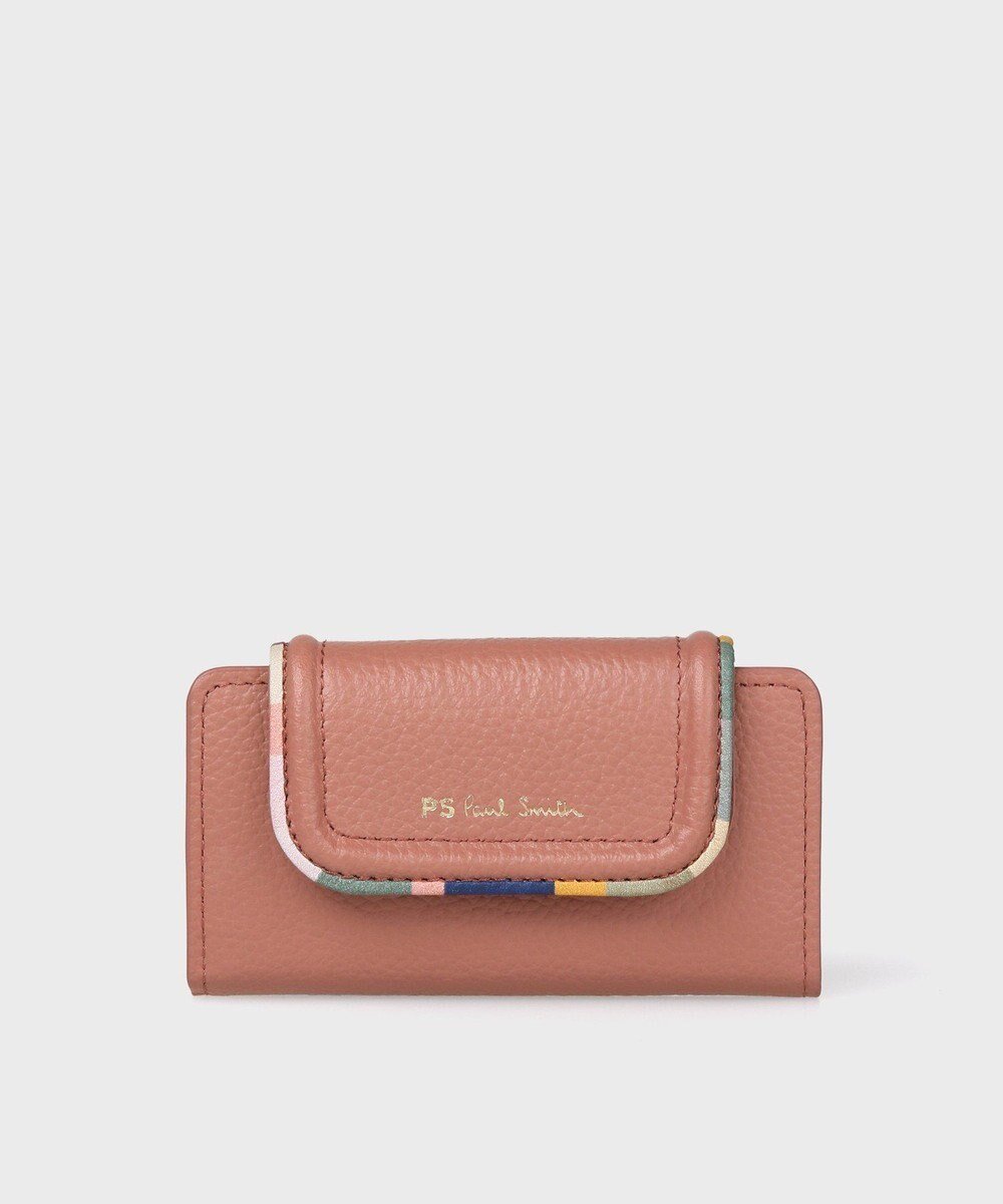 【ポール スミス/Paul Smith】のスワールトリム キーケース インテリア・キッズ・メンズ・レディースファッション・服の通販 founy(ファニー) 　ファッション　Fashion　レディースファッション　Ladies' Fashion Online　財布　Wallets　NEW・新作・新着・新入荷　New Arrivals　アクセサリー　Accessories　ウェーブ　Wave　バランス　Balance　パイピング　Piping　フラップ　Flap　プリント　Print　財布　Wallet　ピンク|ID: prp329100004597095 ipo3291000000032671505
