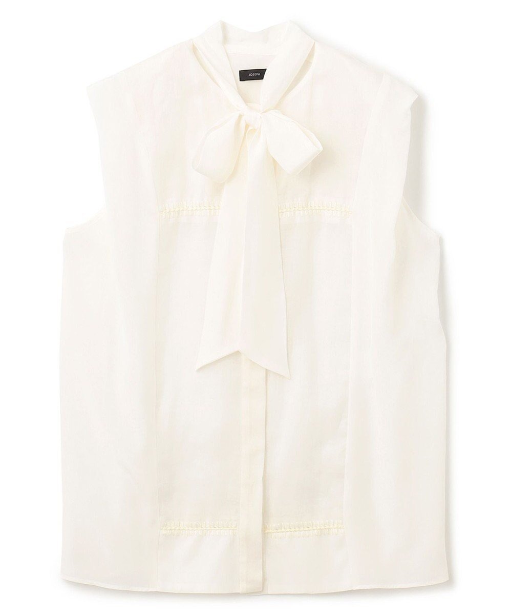 【ジョゼフ/JOSEPH】の【洗える】ボイル コンボ ノースリーブブラウス 人気、トレンドファッション・服の通販 founy(ファニー) 　ファッション　Fashion　レディースファッション　Ladies' Fashion Online　トップス・カットソー　Tops/Tshirt　キャミソール / ノースリーブ　No Sleeves　シャツ/ブラウス　Shirts/Blouses　コンビ　Combination　シルク　Silk　ノースリーブ　No Sleeve　ハンド　Hand　フロント　Front　ブランケット　Blanket　ヨーク　Yoke　エレガント 上品　Elegant　再入荷　Restock/Back In Stock/Re Arrival　夏　Summer　定番　Standard　春　Spring　S/S・春夏　Ss・Spring/Summer　洗える　Washable　 other-1|ID: prp329100004597139 ipo3291000000032671890