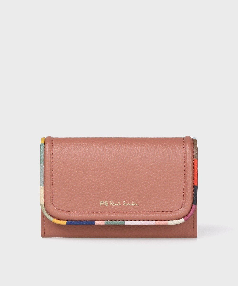 【ポール スミス/Paul Smith】のスワールトリム 名刺入れ インテリア・キッズ・メンズ・レディースファッション・服の通販 founy(ファニー) 　ファッション　Fashion　レディースファッション　Ladies' Fashion Online　財布　Wallets　カードケース/名刺入れ　Card Cases　NEW・新作・新着・新入荷　New Arrivals　ウェーブ　Wave　バランス　Balance　パイピング　Piping　フラップ　Flap　プリント　Print　財布　Wallet　ピンク|ID: prp329100004597144 ipo3291000000032671941
