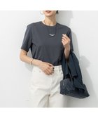 【23区/NIJYUSANKU】の【洗える】コンパクトヤーン スムース Tシャツ グレー系|ID:prp329100004597152