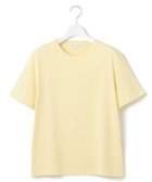 【23区/NIJYUSANKU】の【洗える】コンパクトヤーン スムース Tシャツ イエロー系|ID:prp329100004597152